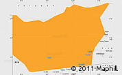 Political Simple Map of Arada, single color outside, borders and labels
