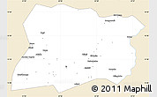 Classic Style Simple Map of Iriba, single color outside