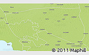 Physical 3D Map of Ngouri
