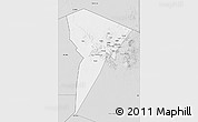 Silver Style 3D Map of Bardai