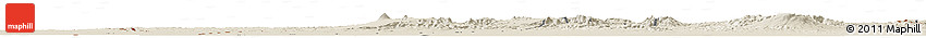 Shaded Relief Horizon Map of Bardai