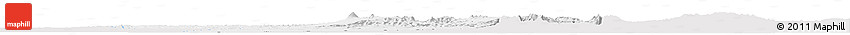 Silver Style Horizon Map of Bardai, single color outside