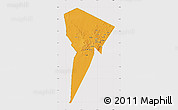 Political Map of Bardai, cropped outside