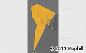 Political Map of Bardai, darken, desaturated