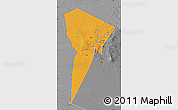 Political Map of Bardai, desaturated