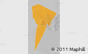 Political Map of Bardai, lighten, desaturated