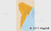 Political Map of Bardai, lighten