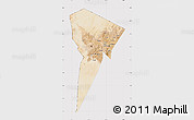 Satellite Map of Bardai, cropped outside