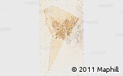 Satellite Map of Bardai, lighten
