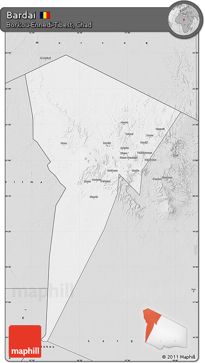 Silver Style Map of Bardai