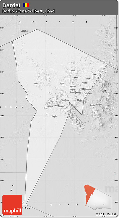 Silver Style Map of Bardai
