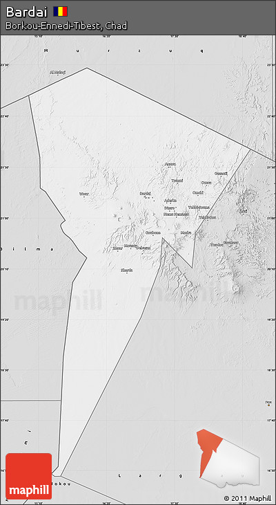 Silver Style Map of Bardai