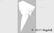 Gray Simple Map of Bardai
