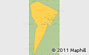 Savanna Style Simple Map of Bardai