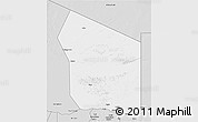 Silver Style 3D Map of Fada