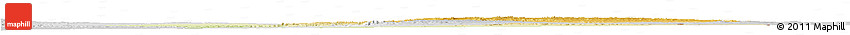Physical Horizon Map of Fada, lighten, desaturated