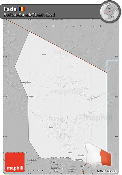 Gray Map of Fada