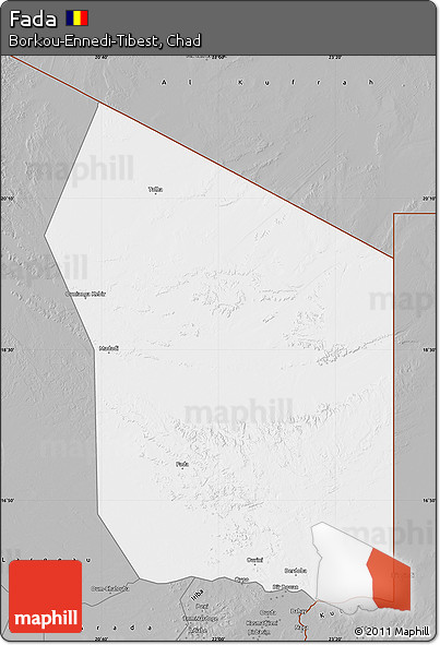 Gray Map of Fada