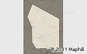 Shaded Relief Map of Fada, darken