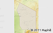 Shaded Relief Map of Fada, physical outside