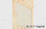Shaded Relief Map of Fada, satellite outside