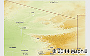 Physical Panoramic Map of Fada
