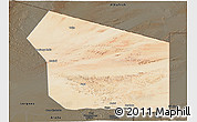 Satellite Panoramic Map of Fada, darken