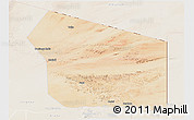 Satellite Panoramic Map of Fada, lighten