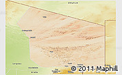 Satellite Panoramic Map of Fada, physical outside