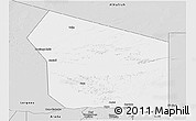Silver Style Panoramic Map of Fada