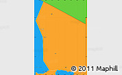 Political Simple Map of Fada