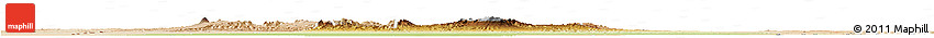 Physical Horizon Map of Largeau, satellite outside