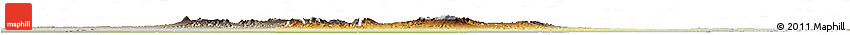 Physical Horizon Map of Largeau, semi-desaturated