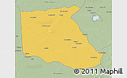 Savanna Style 3D Map of Bokoro