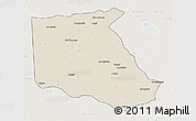 Shaded Relief 3D Map of Bokoro, lighten
