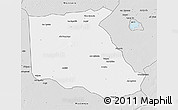 Silver Style 3D Map of Bokoro