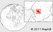 Blank Location Map of Bokoro