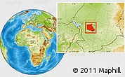 Physical Location Map of Bokoro