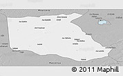 Gray Panoramic Map of Bokoro