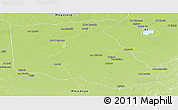 Physical Panoramic Map of Bokoro