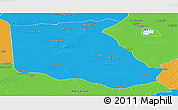 Political Panoramic Map of Bokoro