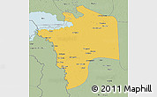 Savanna Style 3D Map of N'Djamena