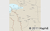 Shaded Relief 3D Map of N'Djamena