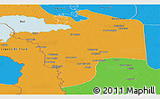 Political Panoramic Map of N'Djamena