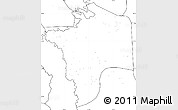 Blank Simple Map of N'Djamena, no labels