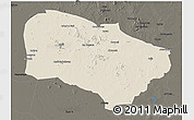Shaded Relief 3D Map of Melfi, darken
