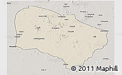 Shaded Relief 3D Map of Melfi, semi-desaturated