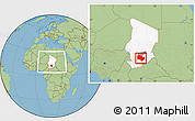 Savanna Style Location Map of Melfi, highlighted country, highlighted parent region, within the entire country