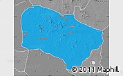Political Map of Melfi, desaturated