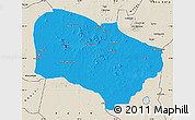 Political Map of Melfi, shaded relief outside